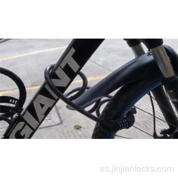 Bloqueo de cable de combinación de bicicletas